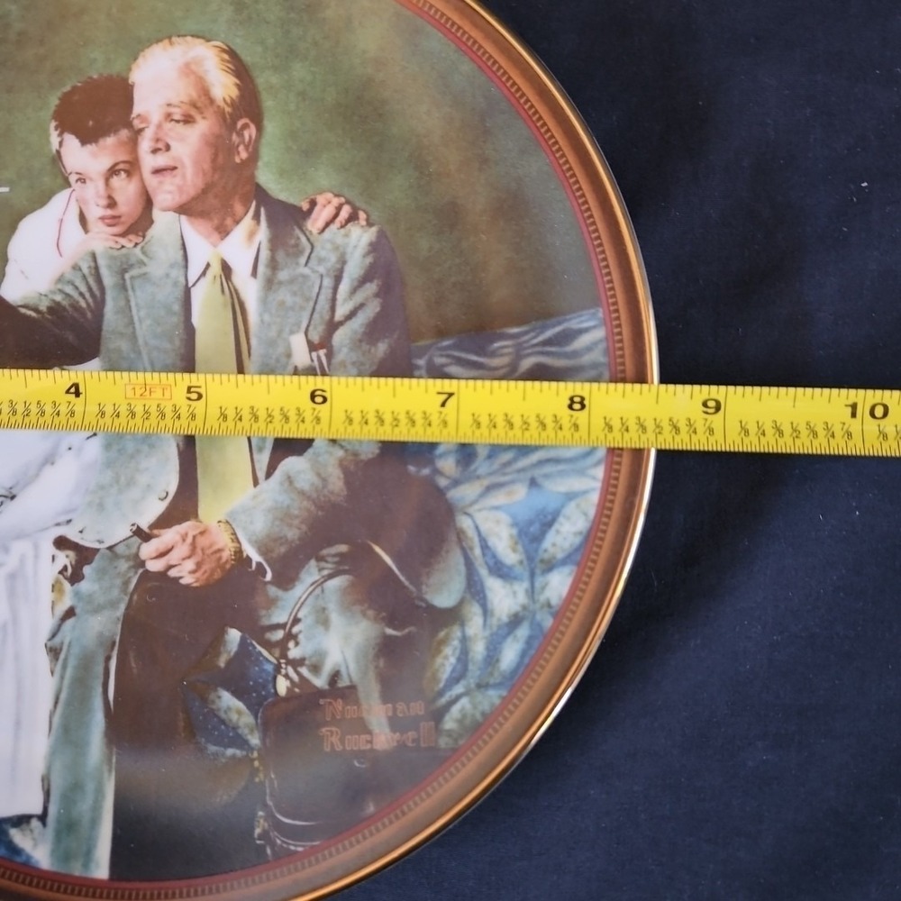 Vintage Norman Rockwell "The Country Doctor"‎ Decorative Plate 8.5" Knowles 1990 - Picture 6 of 7